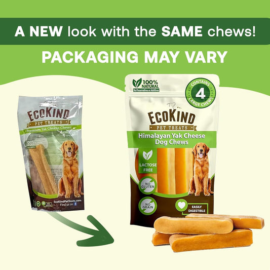 EcoKind Gold Yak Chews — Himalayan Milk Chews for Small Dogs