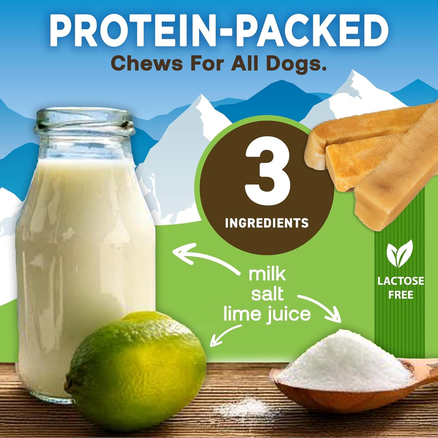 EcoKind Gold Yak Chews — Himalayan Milk Chews for Small Dogs