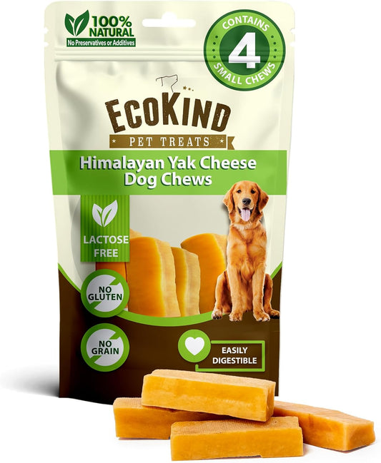 EcoKind Gold Yak Chews — Himalayan Milk Chews for Small Dogs