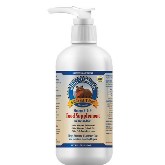 Grizzly Wild Alaskan Salmon Oil for Dogs — Skin & Coat Support