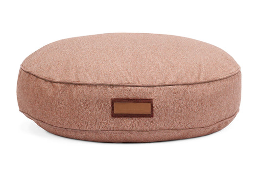The Houndry Round Pet Bed — Pittie Pink